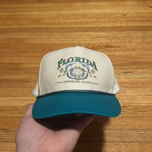 Vintage Flordia Sunshine State Snapback / Rope Trucker Style / 90s - Picture 8 of 9